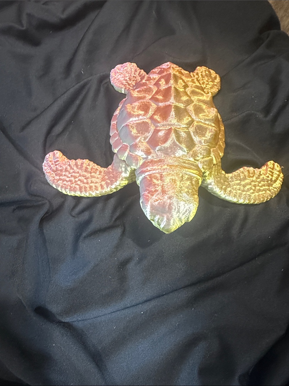 Decorative Turtle Reptile decoration- Iridescent Pink/Gold